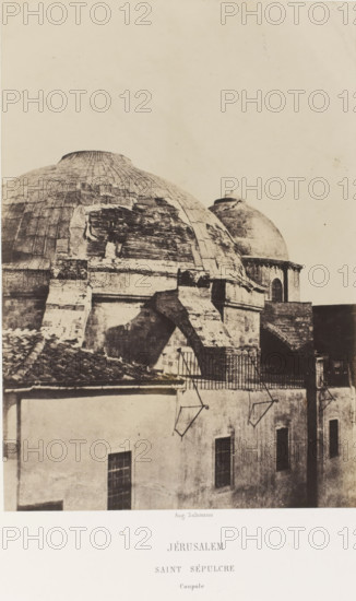 Jerusalem. Saint Sepulcre. Coupole, Dome of the Church of the Holy Sepulcher in Jerusalem,