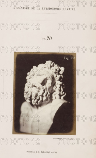 Image of 'Laocoon de Rome', photograph, page, Unnumbered page with photo 70 from Mécanisme de la