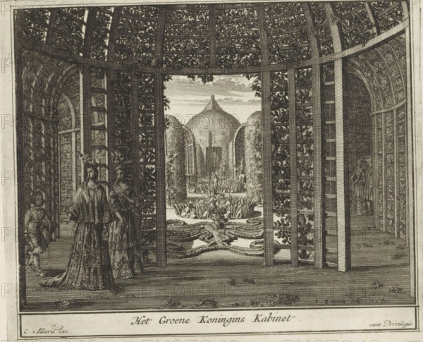 The Green Queen's Cabinet, Berceaus in the gardens of Het Loo Palace, The Splendor of the