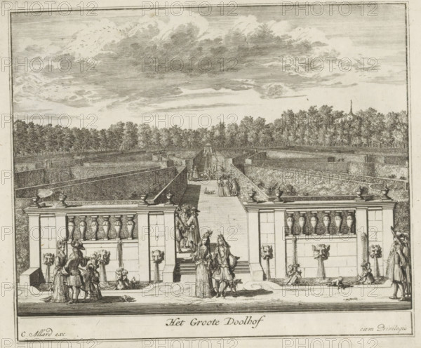 The Great Labyrinth, Labyrinth in the garden of Het Loo Palace, Splendor of the Netherlands, Or the