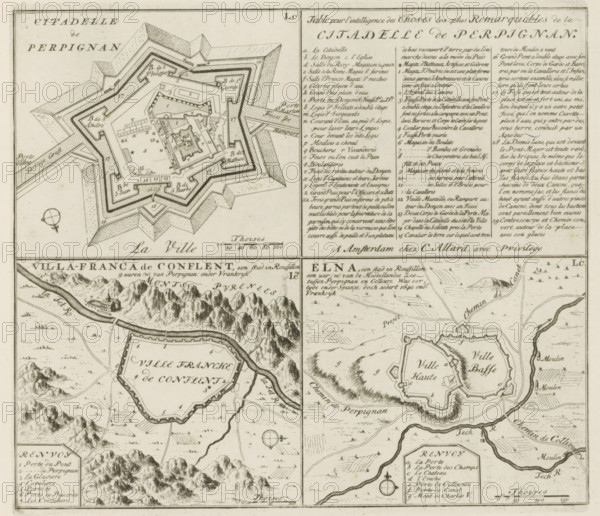 Perpignan and other cities in Rousillon, Citadelle de Perpignan, Table pour l'intelligence, de la