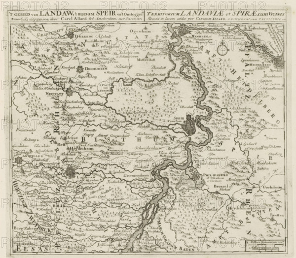 t Landaw area, the diocese of Speir and the surrounding area, Landauiae et Spirae territory, cum