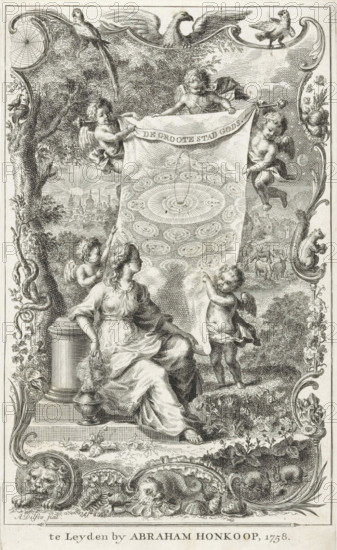 Allegory of the Heavenly Jerusalem, The Great City of God, Title page for: Hermannus Samuel