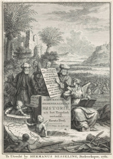 General Contemporary History Translated from English, Part One, Allegorical Representation with