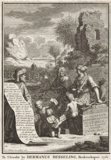 General Contemporary History Translated from English, Part Two, Allegorical Representation with