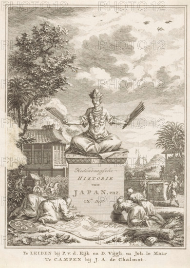 Contemporary History of Japan, etc. 9th Volume, Allegory of Japan, Title page before: Sn,