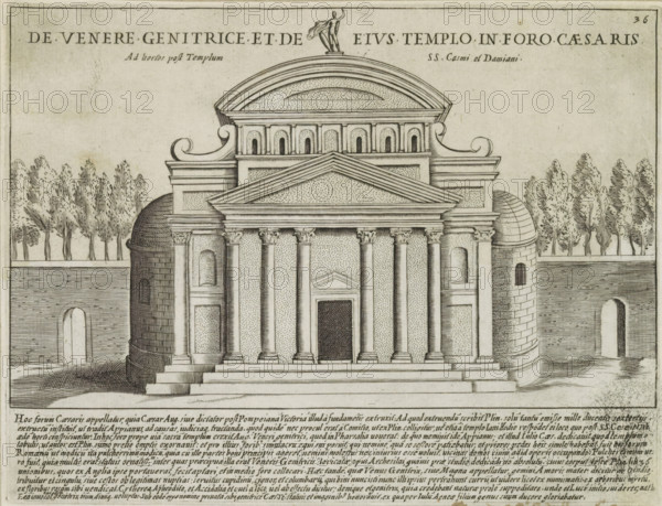 De Venere Genitrice et de Eius Templo in Foro Caesaris, Temple of Venus Genetrix in Caesar's Forum