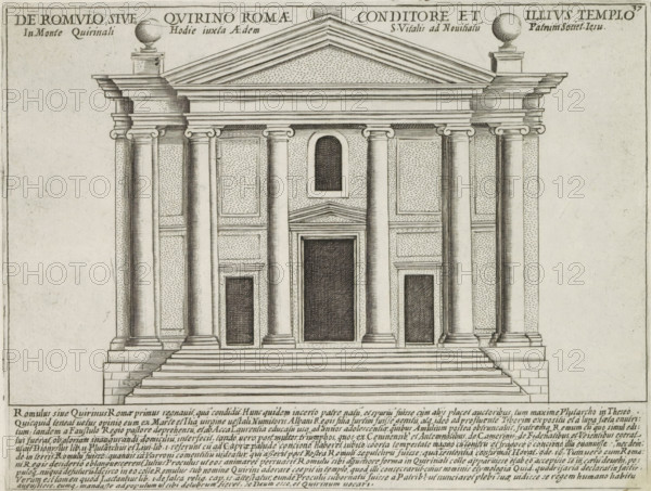 Temple of Quirinus on the Quirinal Hill in Rome, De Venere Genitrice et de Eius Templo in Foro