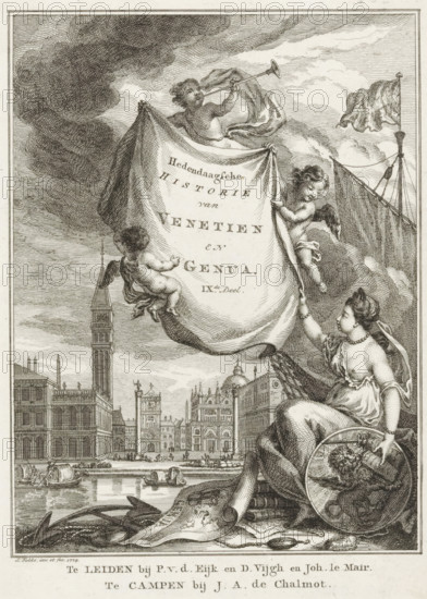 Contemporary History of Venice and Genoa, Part 9, Title page before: Sn, Contemporary History or