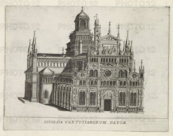 Certosa di Pavia, Ecclesia Cartusianorum papiae, Famous buildings in Rome and beyond, Palazzi