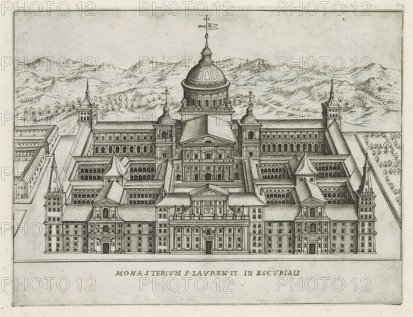 Monasterium S. Laurenti in Escuriali, Escorial in San Lorenzo de El Escorial, Famous buildings in