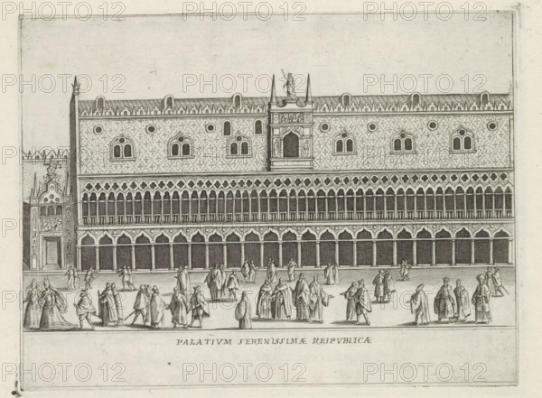 Façade of the Doge's Palace in Venice, Palatium serenissimae reipublicae, Famous buildings in Rome