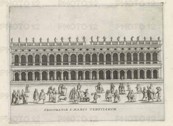 Procuratiae S. Marci Venetiarum, Façade of the Biblioteca Marciana in Venice, Famous buildings in
