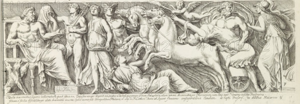 Relief with the Abduction of Proserpina, Roman sculpted reliefs, Icones et segment, print, album