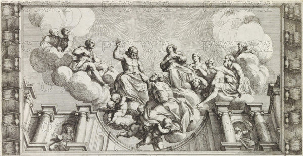 God speaks to Paul, Paintings by Giovanni Lanfranco intended for the Loggia del Benedizione in the