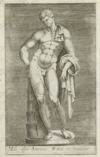 Belvedere Antinous (former title), Sculpture of Mercury, Milo alys Antinous Romae in Vaticano,