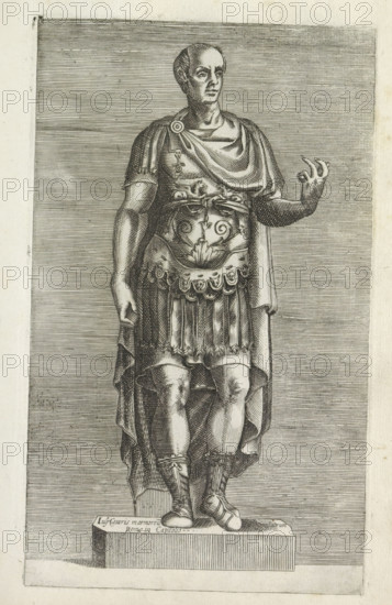 Sculpture of Emperor Julius Caesar, Antiquarum statuarum urbis Romae quae in publicis locis