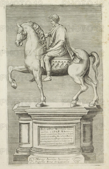 Equestrian statue of Marcus Aurelius, Ancient sculptures in Rome, Antiquarum statuarum urbis Romae