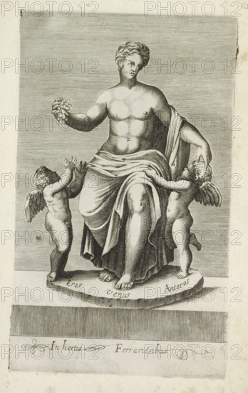 Sculpture group with Venus between Eros and Anteros, Ancient sculptures in Rome, Antiquarum