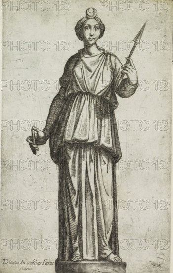 Sculpture of Diana, Diana in aedibus Farnesianis, Antiquarum statuarum urbis Romae quae in publicis