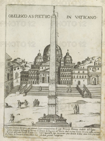 Vatican Obelisk, Obelisco a S. Pietro in Vaticano, Modern and ancient monuments and buildings in