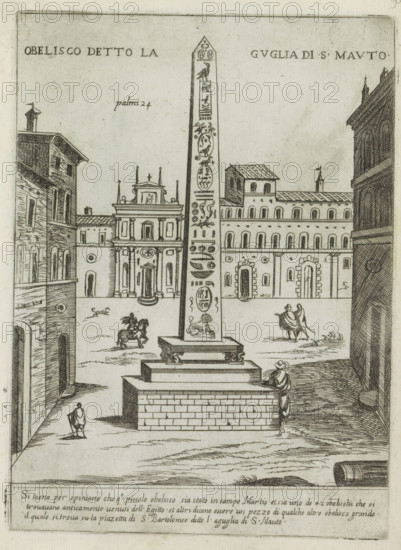 Obelisco detto la Guglia di S. Mauto, Obelisk in Rome, Modern and ancient monuments and buildings