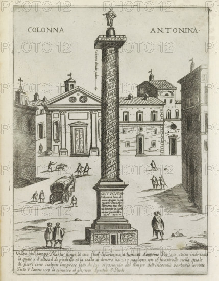 Colonna Antonina, Column of Antoninus Pius in Rome, Ornamenti di fabriche antichi et moderni dell'