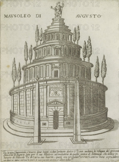 Mausoleum of Augustus in Rome, Mausoleo di Augusto, Modern and ancient monuments and buildings in