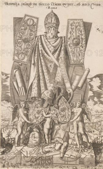 Trophy of Marius, Trophea Marii de bello Cymbr. putat. ab aed. D. Euseb. Romae, Speculum Romanae