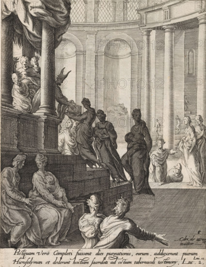 Purification of Mary, Scenes from the Life of Christ, print, album page, Series number, 6, 13, This