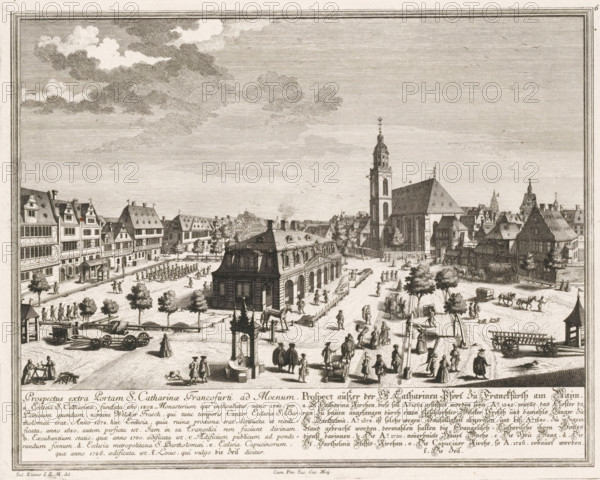Prospectus extra Portam S. Catharinae Francofurti ad Moenum, Prospect aüsser der St.