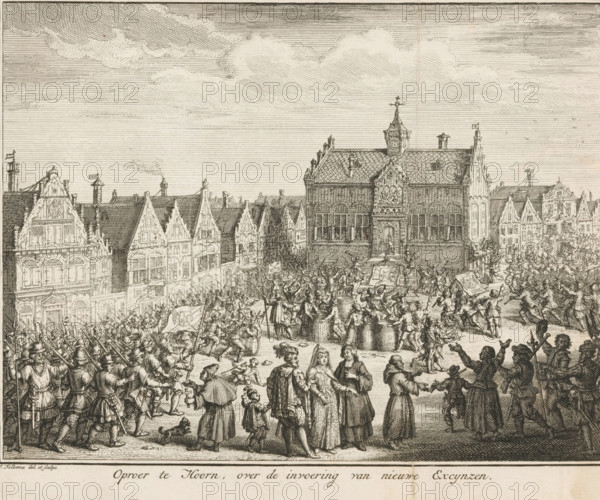 Riot in Hoorn over the introduction of new excise duties on beer, Riot in Hoorn, over the