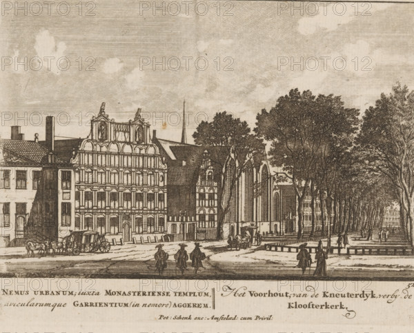 View of the Voorhout and the Kneuterdijk, Nemus urbanum, iusxta Monasteriense templum,