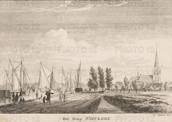 The village of Nieukerk, View of the village of Nieuwerkerk aan den IJssel (former title), View of