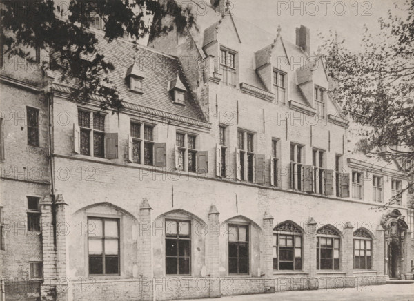 View of the Abbey of Middelburg from the inner courtyard, Former residence of the abbot, Ancien