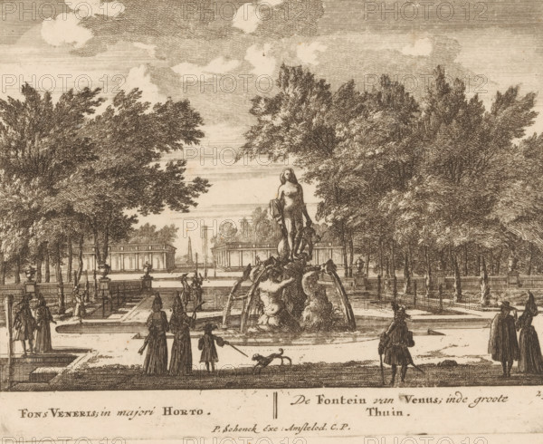 Fons Veneris, in majori Horto, De Fontein van Venus, inde groote Thuin, Venus fontein in de tuin