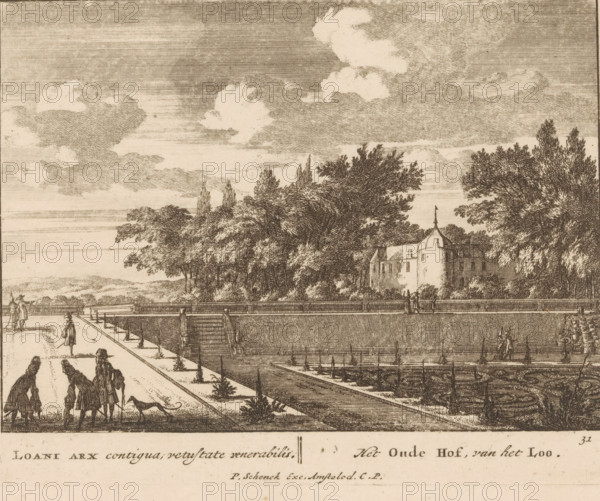 Loani arx contigua, vetustate venerabilis, Het Oude Hof, van het Loo, Oude hof van Paleis Het Loo,
