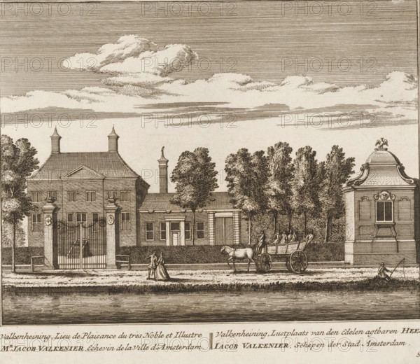 Valkenheining, pleasure estate of the very noble and illustrious Mr. Jacob Valkenier, alderman of