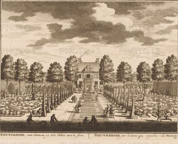 Nieuwerhoek, from the inside, to be seen of the House, by those inside looking at the house, View