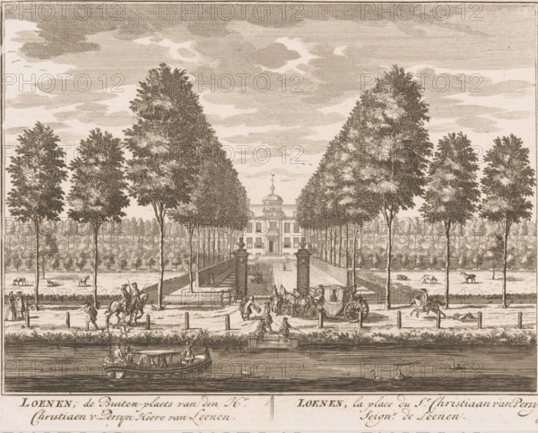 Loenen, the Country Estate of Mr. Christiaen v: Persyn Lord of Loenen, the estate of Mr. Christiaan