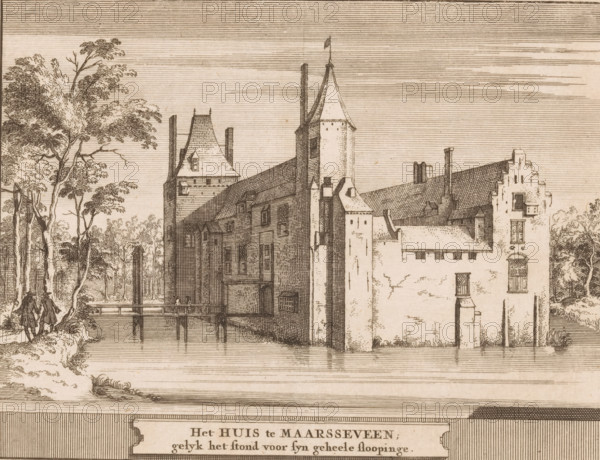 The House at Maarsseveen, as it stood before its complete demolition, View of Huis Ter Meer in