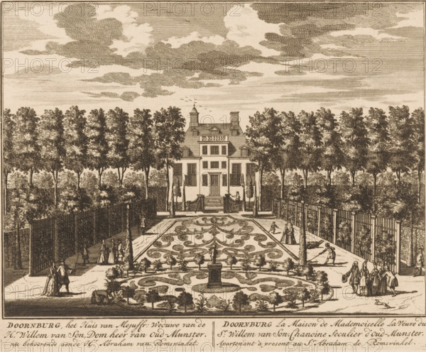 View of Doornburgh House, Doornburg, the House of Miss: Widow of St. Willem van Son, Cathedral Lord