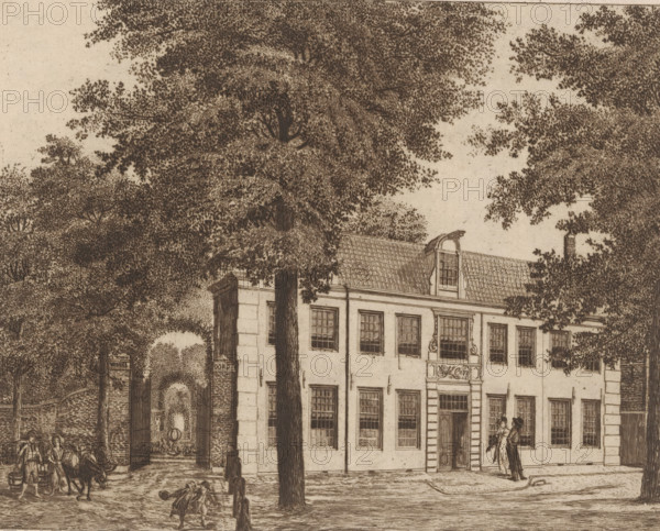 The country estate Wisseloord in Muiderberg of Mr. J. de Groot, art collector in Amsterdam,