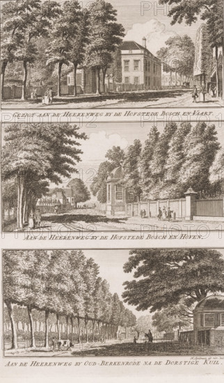 View of the Heerenweg near the Bosch en Vaart estate, On the Heerenweg near the Bosch en Hoven