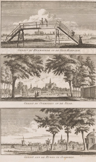 Views of the city of Haarlem from Heemstede and Overveen, View by Heemstede of the City of Haerlem,