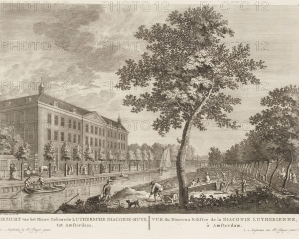 View of the Lutheran Deaconry House in Amsterdam, View of the Newly Built Lutheran Deaconry House