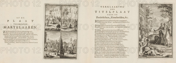 Explanation of the Title Plate for the Sea Poems, Allegories, &c (right plate), On the plate For
