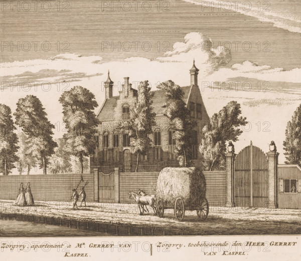 Zorgvry, apartmentnant a Mr. Gerret van Kaspel, belonging to Mr. Gerret van Kaspel, View of the