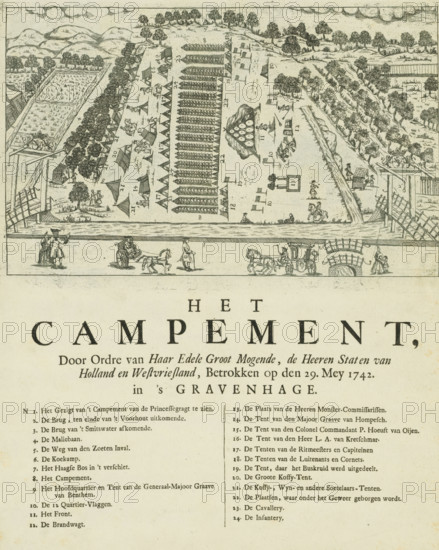 The Encampment, occupied by order of Her Noble and Mighty Lords, the States of Holland and West