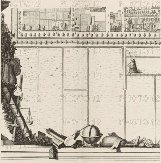 Plan of the figurative map of The Hague (tenth part), Map of The Hague (tenth part), area plan,